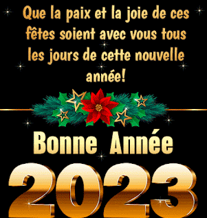 Je vous souhaite une joyeuse année 2023 ! Que tous vos rêves deviennent réalité cette nouvelle année.