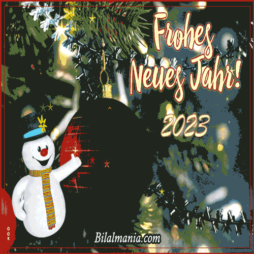 frohe weihnachten und ein gutes neues jahr 2023 gif