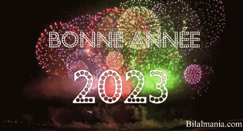 Bonne année 2023 GIF. Obtenez le meilleur GIF animé du Nouvel An par bilalmania.