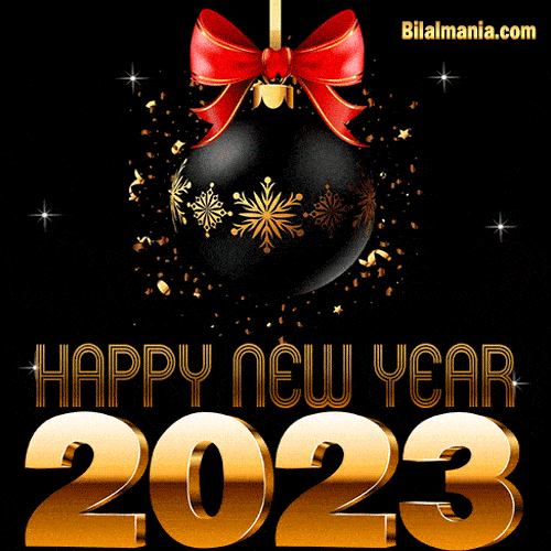happy new year 2023 gif