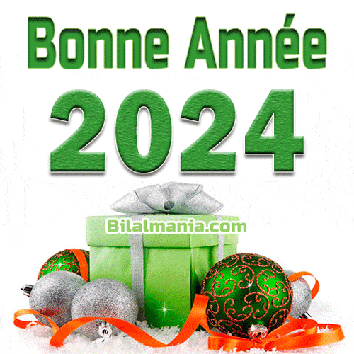 Bonne Année 2024 gif Animé
