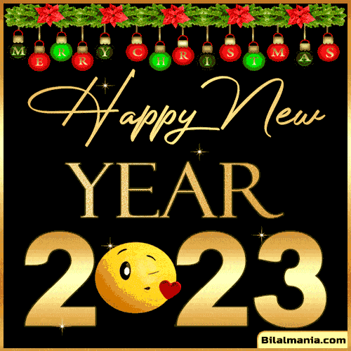 happy new year 2023 gif heart Emoji