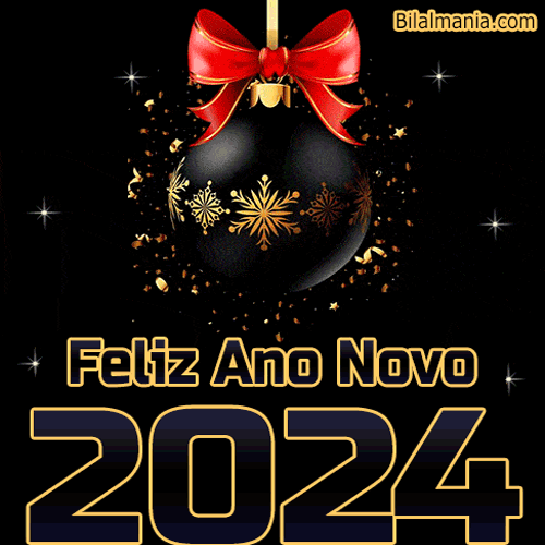 Cartão de Feliz Ano Novo 2023 Gif