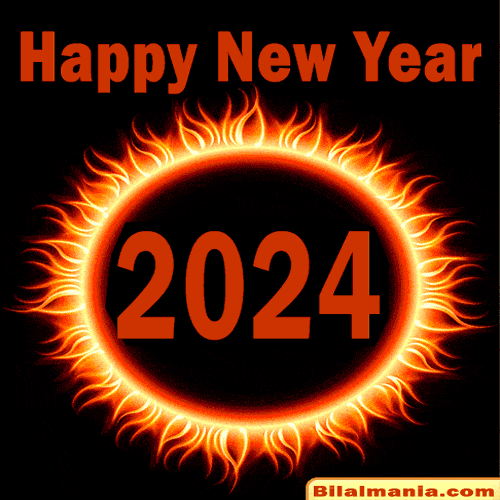 happy new year 2024 gif