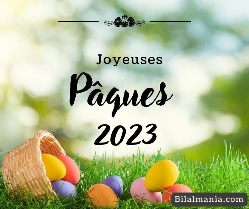 Carte Joyeuses Pâques 2023