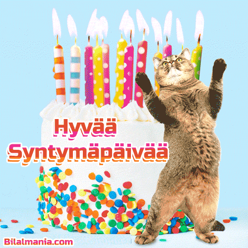 hyvää syntymäpäivää gif suomeksi