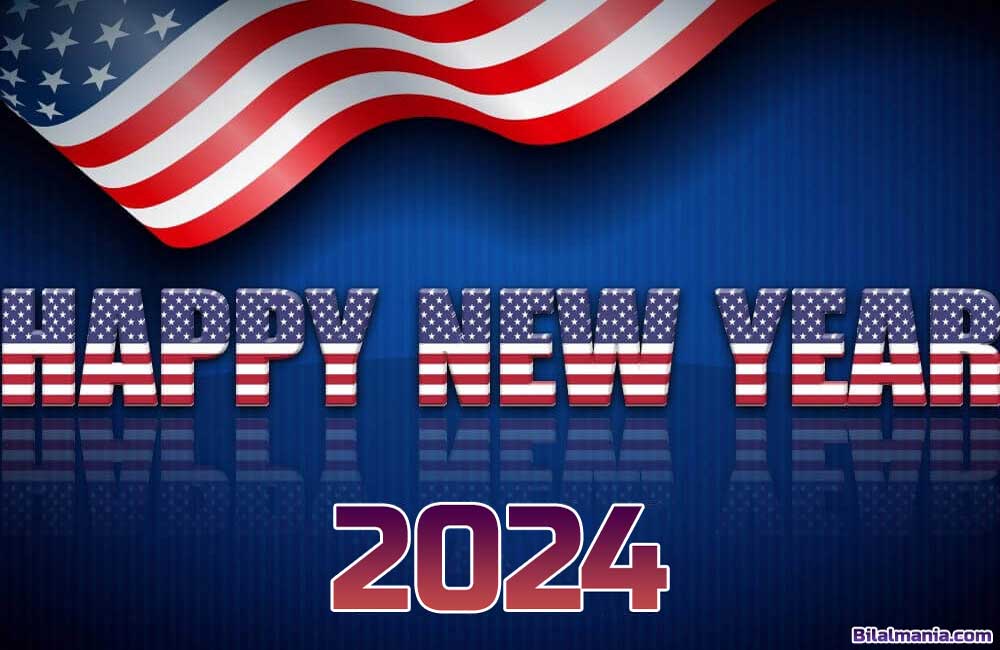 happy new year usa 2024 Image