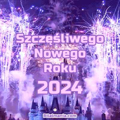 Szczęśliwego Nowego Roku 2024 Fajerwerki