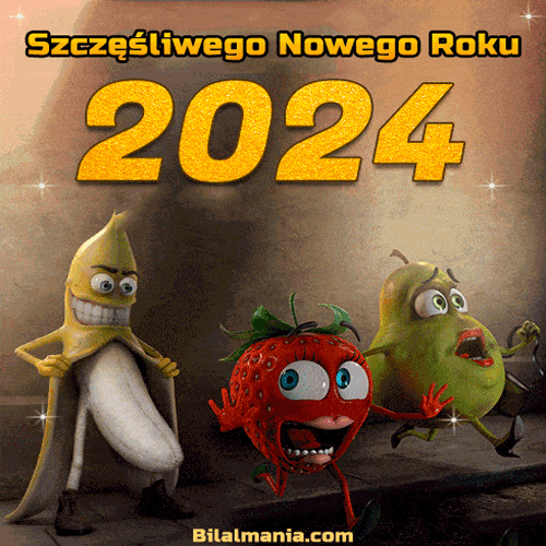 Szczęśliwego Nowego Roku 2024 GIF Seksowny