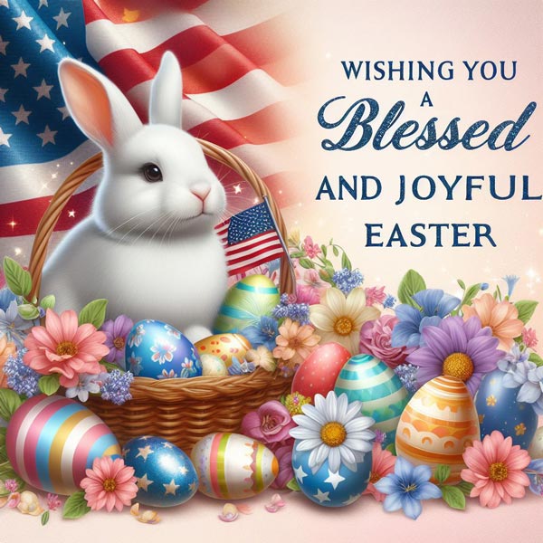 Wishing you a blessed and joyful Easter!
